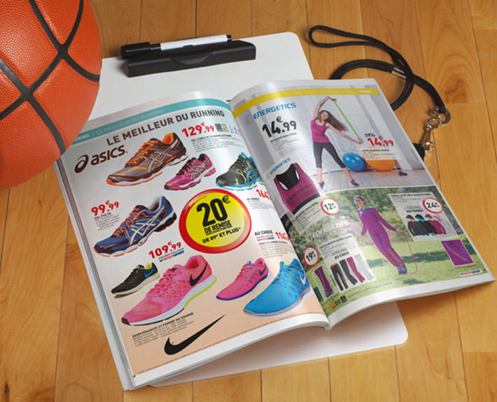 supports publicitaires supports publicitaires, catalogue Intersport